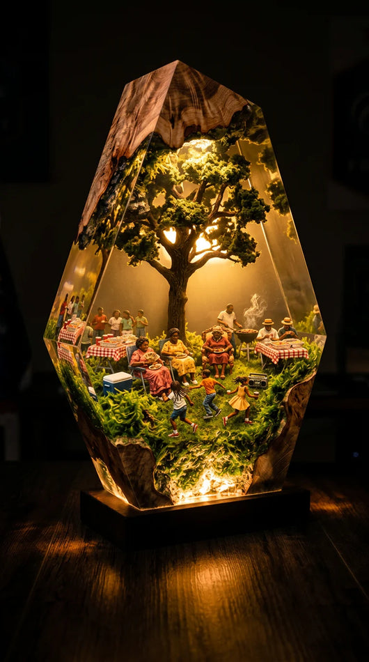 Tina's Handmade Culture Resin Lamps